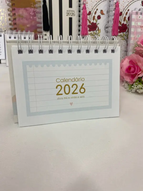 Calendário 2026 Personalizado - A6 Horizontal